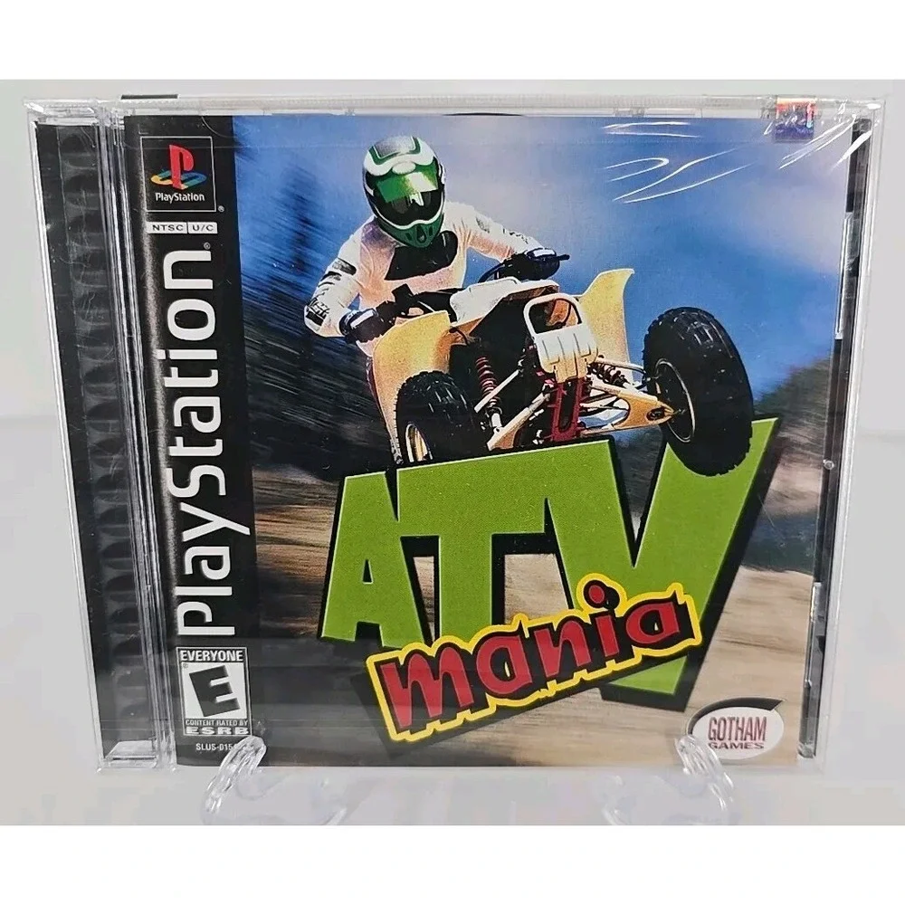 ATV‎ Mania Sony PlayStation 1, 2003 New Sealed Crack On Back Rare Game